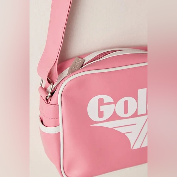 NWT Gola Mini Redford Crossbody Bag ~Fluro Pink/White~ - Picture 3 of 4